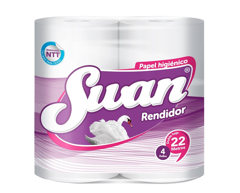 Papel higiénico Swan Doble Hoja, 20 metros, 48 rollos
