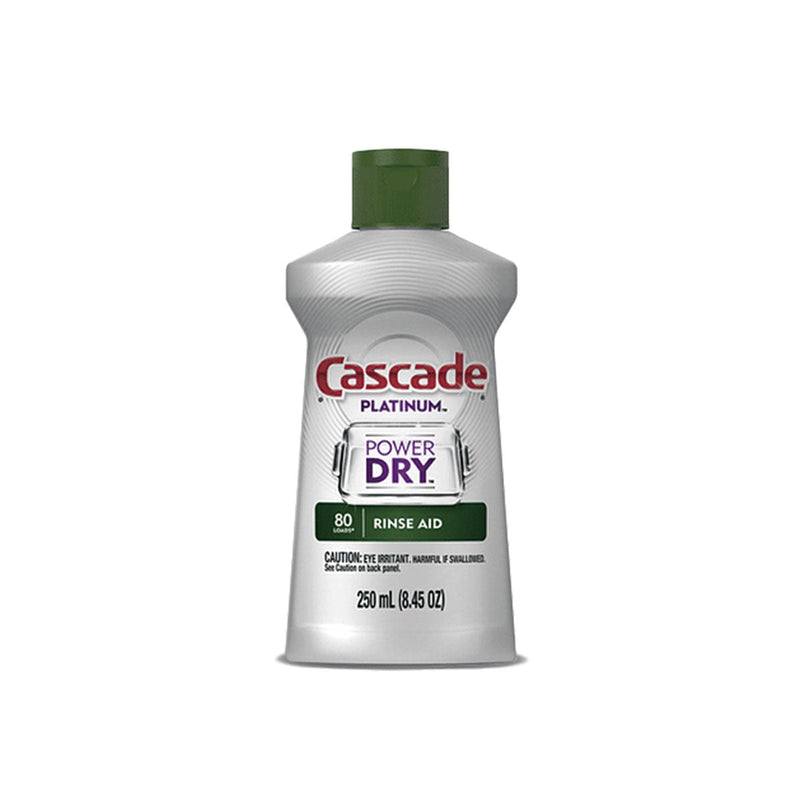 Abrillantador lavavajillas en seco Cascade Rinse Aid Platinum 250 cc