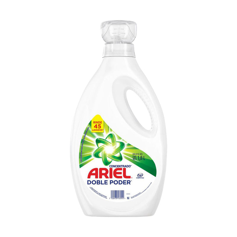 Detergente líquido para ropa Ariel Doble Poder 1,8 lts