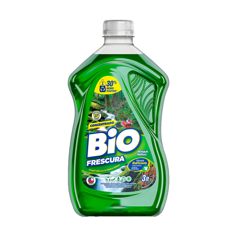 Detergente matic líquido para ropa BioFrescura aroma Bosque Nativo 3 lts