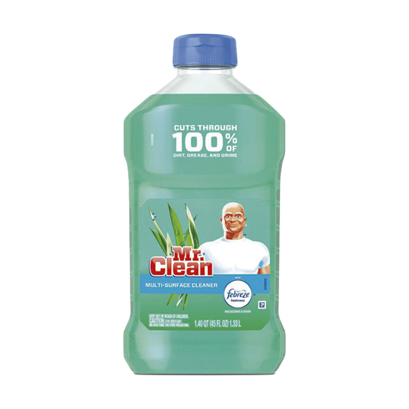 Limpiador líquido multisuperficies Mr. Clean con aroma Febreze Meadows & Rain 1.33 lt