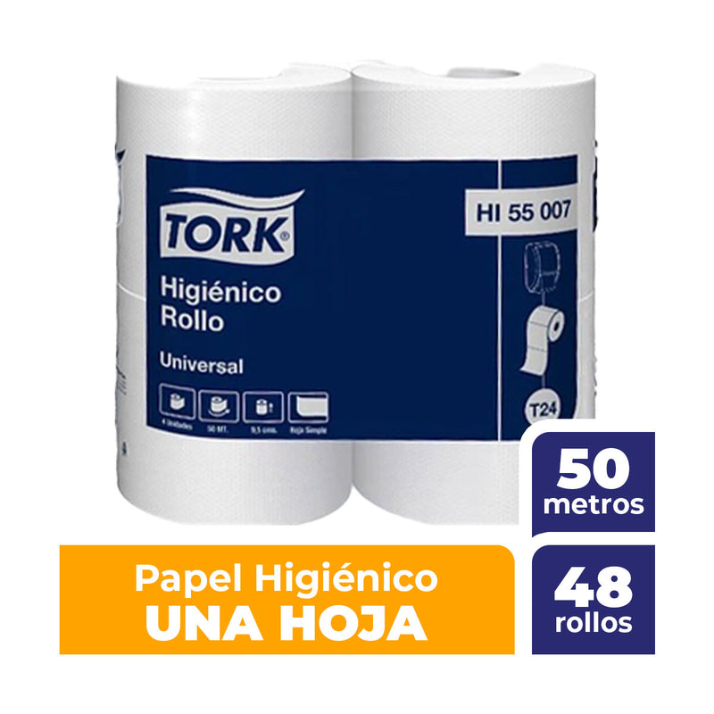 Papel higiénico tork 50 mts.